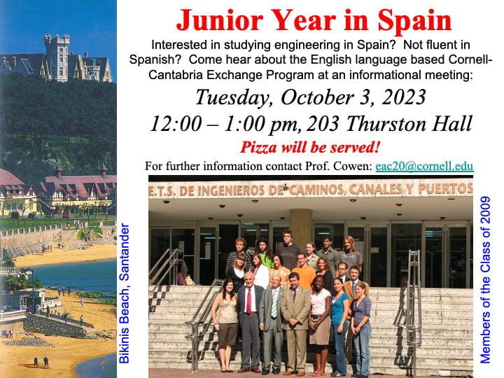 Information session October 3 from 12-1 pm in 203 Thurston Hall. Pizza will be served!